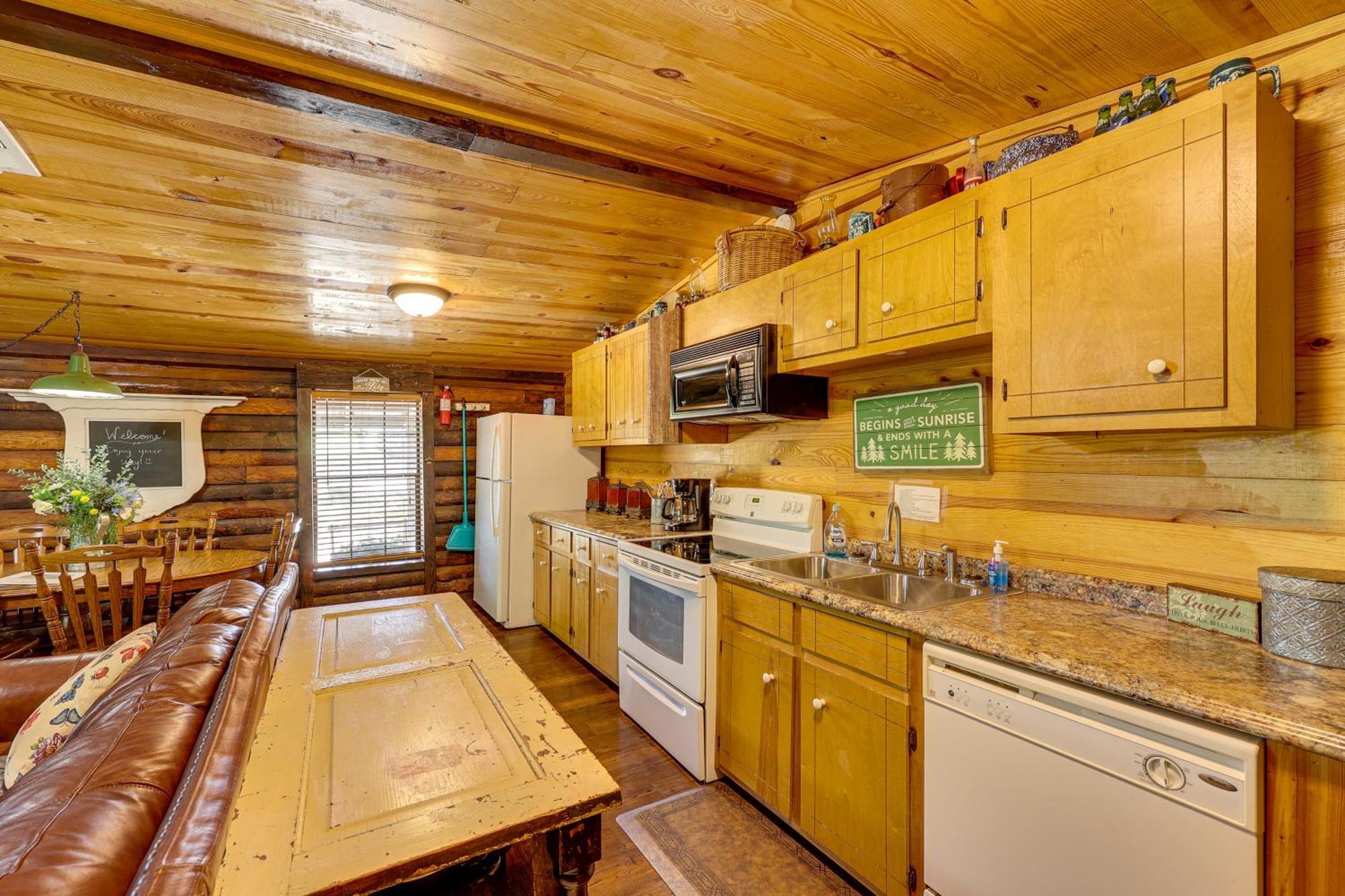 Arkansas Log Cabin Rental Near Lake Greeson! Mount Moriah Exterior foto